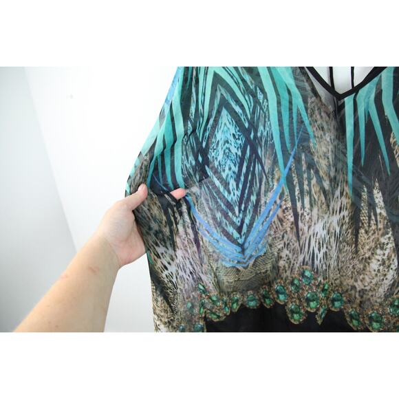 Vintage Small Top Sheer Going Out Y2K Girlie Resort Fairy Ethereal Resort Glam - Picture 8 of 13